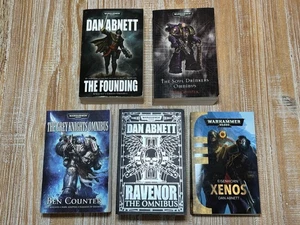 Warhammer 40k Lot (5): Grey Knights Omnibus, Ravenor, Xenos, Dan Abnett Founding - Imagen 1 de 20