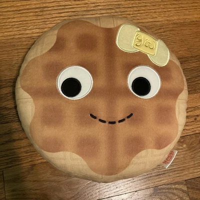 Yummy World Wendy Waffle 10" Plush Pillow by Kidrobot Cute Kawaii - Image 1 of 3