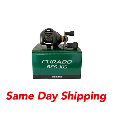 Shimano Curado BFS XG 8.2:1 Right Handed Casting Reel CUBFSXGR - Image 1 of 4