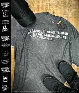 Philipper 4:13 Bibelvers | Christliches Herren T-Shirt - Bild 1 von 2