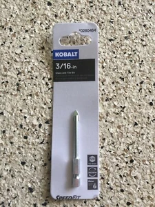 NEW Kobalt 3/16in Glass And Tile Bit #0280464 - Picture 1 of 2