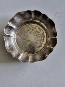 1930er Jahre Vintage versilberte Beller Ellis Bonbon Geschirr Jakobsmuschel Rand Schüssel - Bild 1 von 10