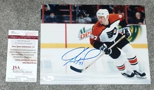 Jeremy Roenick signiertes Philadelphia Flyers 8x10 Foto JSA Zeuge Echtheitszertifikat W7902 - Bild 1 von 1