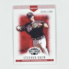 2007 Topps Triple Threads Stephen Drew /1350 #113 Arizona Diamondbacks