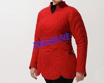 Armadura Gambesón Femenino Medieval Larp con 2 Capas Foto 1 de 4