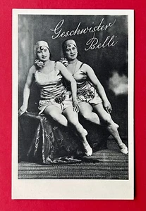 AK Zirkus & Varieté um 1925 Typen Geschwister Belli Tänzerin ( 149498 - Bild 1 von 2