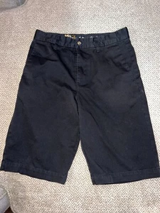 Boys Volcom Black Chino Skater Shorts 16 28 - Picture 1 of 1