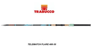 CANNA TRABUCCO FLARE MT 4,00 AZ 30 GR TELESCOPICA TELE MATCH ALL ROUND 1243630 - Foto 1 di 1