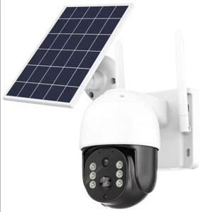 Solarbetriebene Überwachungskamera für den Außenbereich - 1080P Wireless WiFi CCTV - Bild 1 von 5