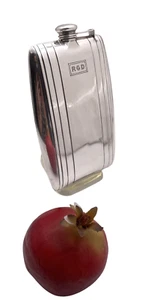 Watrous for International Sterling Silber Flachmann im Art Deco Stil Anfang 20. Jh. - Bild 1 von 7