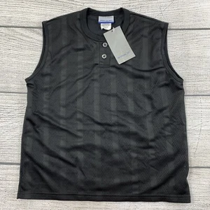 Reebok Mesh Sleeveless Shirt Girls Size X- Large Black Activewear Pullover - NEW - Picture 1 of 5