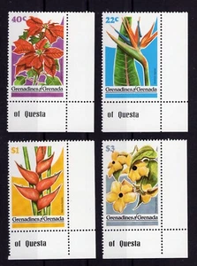 Grenada Flower Flora corner margin set clean MNH OG - Picture 1 of 1