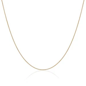 Gold Plated Sterling Silver Fine Diamond Cut Curb Chain 14 - 32 " Inches - Picture 1 of 97