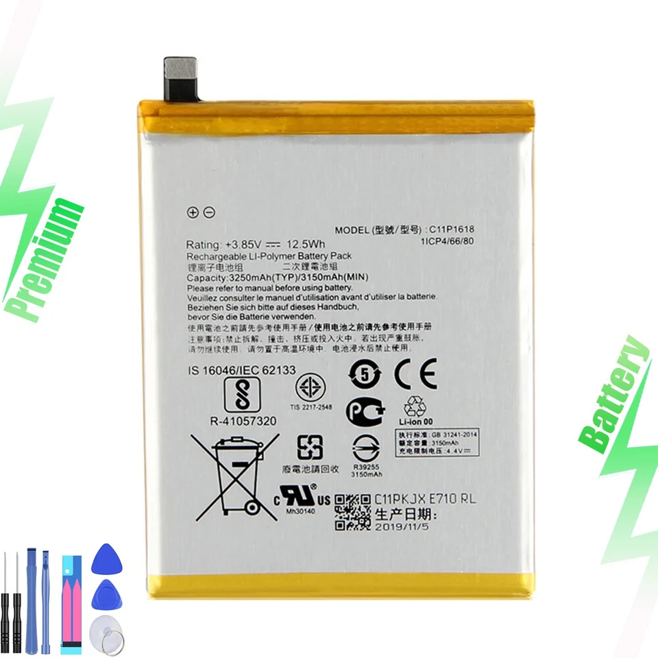 C11P1618 Replacement For ASUS ZenFone 4 5Q ZE554KL ZC600KL Z01KD Z01KDA X017DA - Image 1 of 4