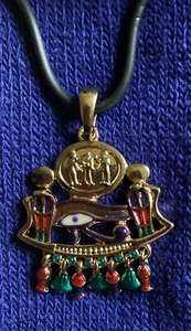 Das Auge des Horus Wedjat Auge Ägypten Halskette - Bild 1 von 1