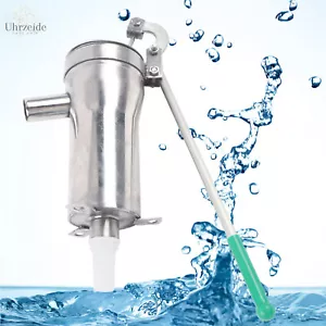 Deep Water Well Pump Stainless Steel Hand Pump Suction Hand Pump Bracket Garden - Picture 1 of 48