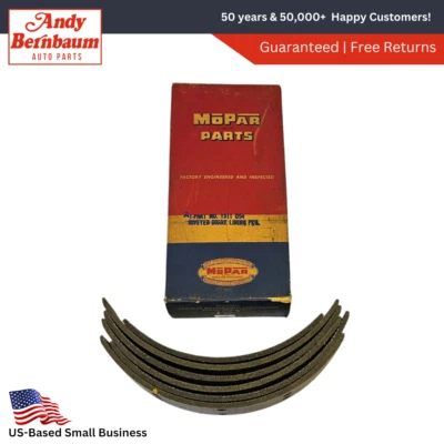 Juego de 6 forro de freno remachado Desoto Dodge Chrysler 11" 1946-1952 1311054 NOS. Foto 1 de 4