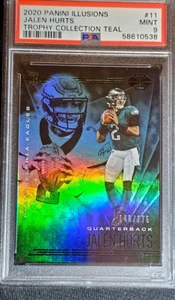 Superbowl MVP 2020 Panini Illusions - Trophy Collection Teal Jalen Hurts /175 RC - Picture 1 of 2