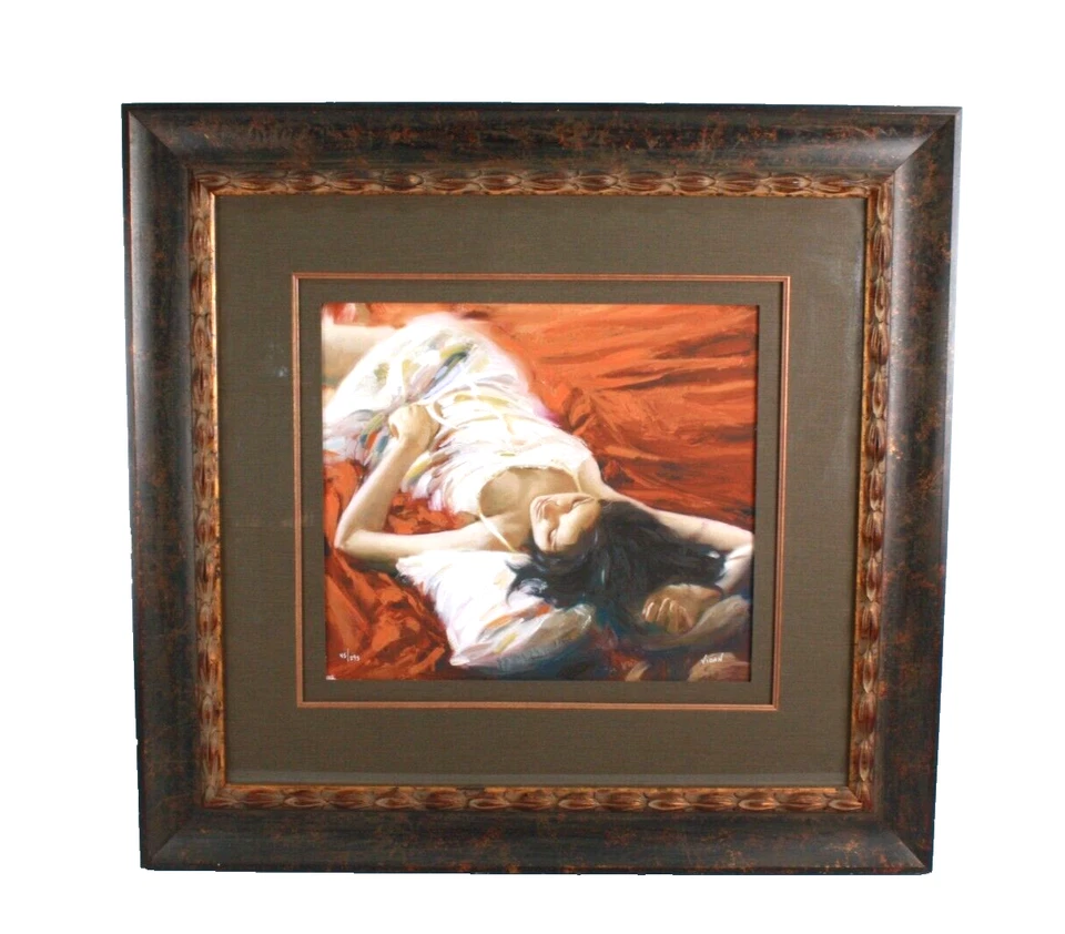 Vidan "Untitled 12" Relaxing Lady Giclee on Paper Limited Ed. 45/295 With COA - Image 1 of 4