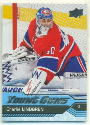 2016-17 Upper Deck Series Two Young Guns SP #473 CHARLIE LINDGREN RC Capitals - Image 1 of 2