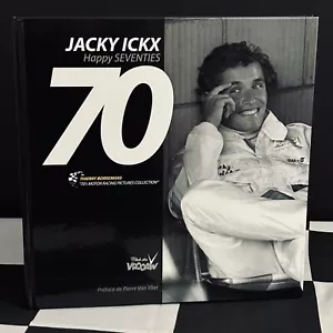 LIBRO DE COLECCIÓN DE IMÁGENES DE CARRERAS DE MOTOR JACKY ICKX HAPPY SETENTA AÑOS 70 FERRARI F1 - Imagen 1 de 11