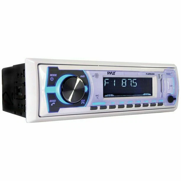 Pyle PLMRB29W Bluetooth Marine Stereio Receiver