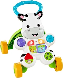 Fisher-Price Zebra Primi Passi Spingibile, Giocattolo Elettronico Educativo - Foto 1 di 9