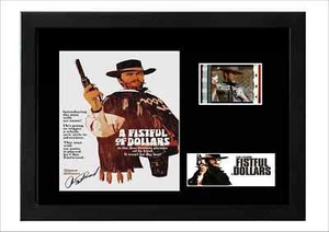 A Fistful of Dollars Original gerahmter Film Cell Display atemberaubendes signiertes GIF + COA - Bild 1 von 3