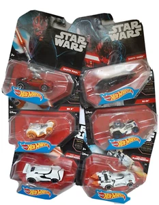 Mattel Hot Ruedas Star Wars Lotto 6 Vehículos #HW200 - Imagen 1 de 1