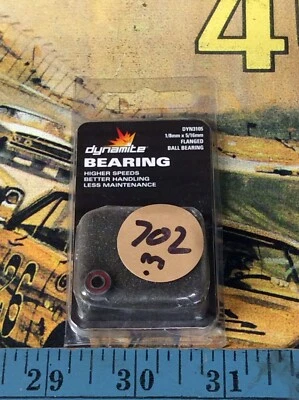 DYNAMITE {1/8mm x 5/16mm x 1pc.} Flanged Ball Bearing NewInPack USA Shipped - Image 1 of 2