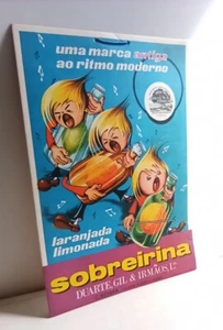 ORIGINAL VINTAGE PAPPPLAKAT - SODA WERBUNG "SOBREIRINA" PORTUGAL 1969 - Bild 1 von 9