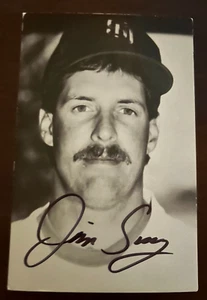 Jim Siwy Original Autographed Kodak Photo Postcard. c. 1986. Rare Obscure Player - Picture 1 of 3