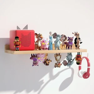 for Tonies Shelf Magnetic - Tonies Figure Organizer for Kids Room, Wooden Magnet - Picture 1 of 7