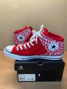Converse Men's Chucks All Star High Street Mid Sneaker US 11.5 Red/White - Picture 1 of 12