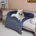 Calming Dog Bed Pet Couch Protector Dog Cat Bed Mats for Furniture with Removabl