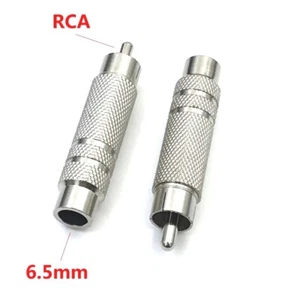 Presa mono femmina 6,35 mm 1/4" a convertitore adattatore spina phono maschio RCA Regno Unito - Foto 1 di 5