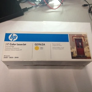Orig. HP Toner Q3962A Laser Jet 2550, 2820, 2840 Yellow - Picture 1 of 1