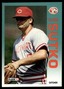1992 Fleer #423 Glenn Sutko Cincinnati Reds
