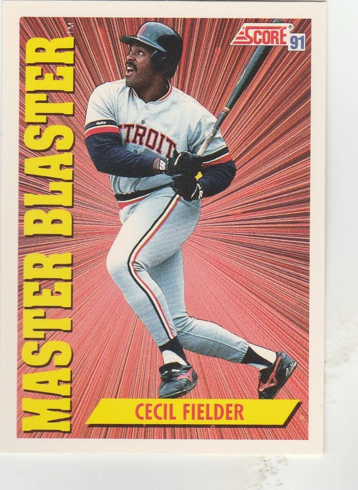 FREE SHIPPING-MINT-1991 Score Detroit Tigers #693 Cecil Fielder MASTER BLASTER - Image 1 of 1
