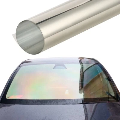 70%VLT Chameleon Yellow Car Side Front Window Tint Film Sticker Solar Wrap 1Mx3M - Image 1 of 4