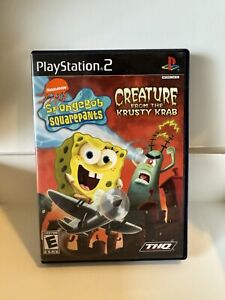 PS2 PlayStation2 Sponge Bob SquarePants Creature from the Krusty Krab, CIB