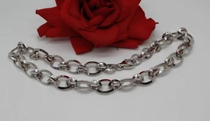 Gorgeous MIlor Italy Silver tone Bronze 18" Chain Necklace CAT RESCUE - Picture 1 of 1