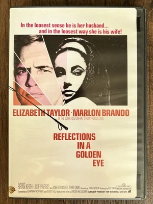 Reflections In A Golden Eye DVD Marlon Brando Elizabeth Taylor John Huston Clean - Image 1 of 3