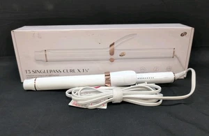 T3 SinglePass Curl X 1 1/4" Extra Long Barrel Curling Iron White (51076) - Picture 1 of 19