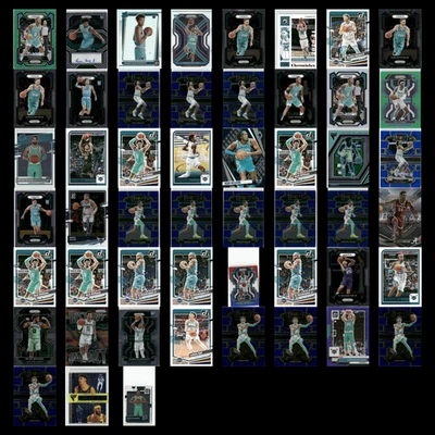 Charlotte Hornets Lot 51 Cards Auto,  Prizms, Rookies 2020-24 Panini Topps NBA - Изображение 1 из 4