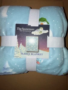 The Snowman Raymond Briggs fleece blanket throw - New. Ideal for Christmas gift. - Picture 1 of 2