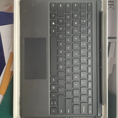 Genuine OEM Microsoft Surface Black Type Cover for Pro 3,4 QC7-00001 NEW SEALED - Image 1 of 4