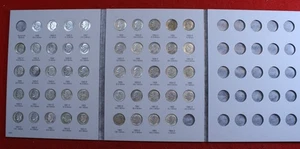 1946-1964 Complete Set Roosevelt Dimes Circ New Harris Folder Book Album RD82 - Picture 1 of 7