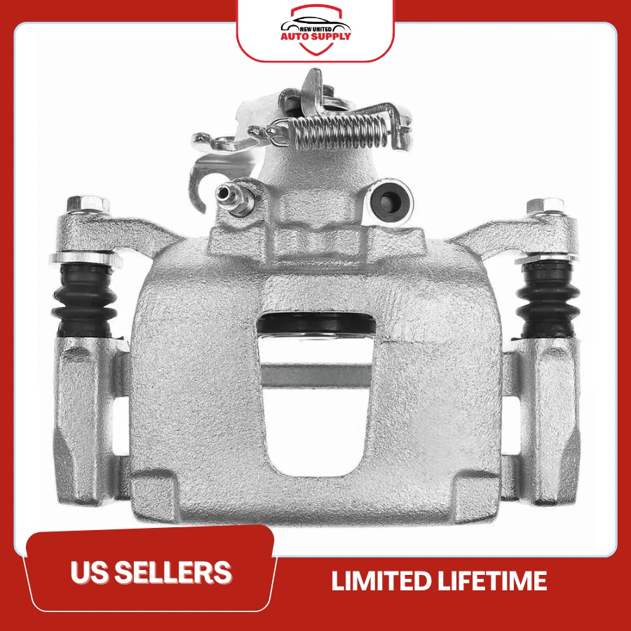 Pinza de freno del conductor trasero con soporte para Volkswagen Routan Dodge Grand Caravan Foto 1 de 4