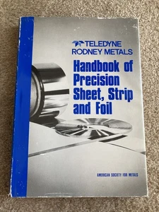 Handbuch der Präzisionsbogen Streifen & Folie - Bowman, Teledyne ASM - Hardcover 1980 - Bild 1 von 7